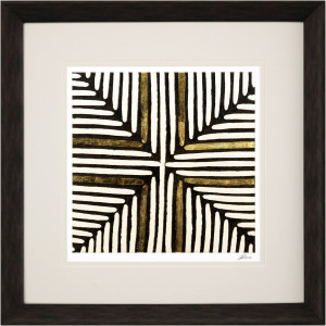 Gold Zulu I Framed Art
