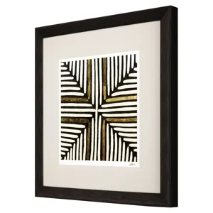 Gold Zulu I Framed Art