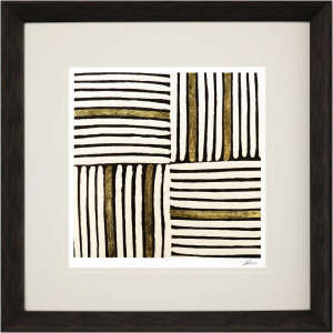 Gold Zulu II Framed Art