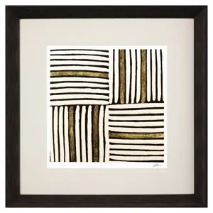 Gold Zulu II Framed Art