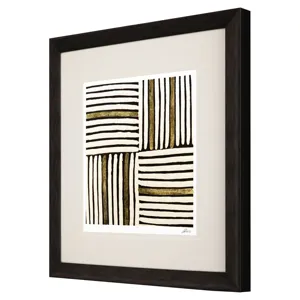 Gold Zulu II Framed Art
