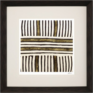 Gold Zulu IV Framed Art
