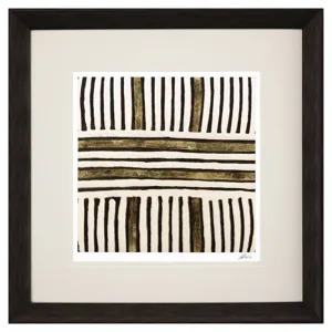 Gold Zulu IV Framed Art