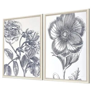 Belle Fleur II S/2 Framed Art