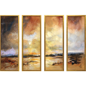 Stormy Shores S/4 Framed Art
