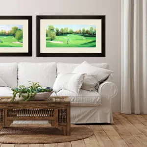 Fairway Shot II Framed Art