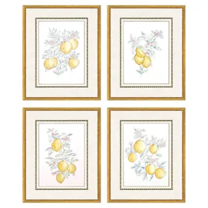 Citrus Fresh S/4 Framed Art