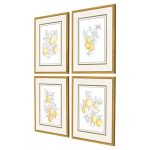 Citrus Fresh S/4 Framed Art