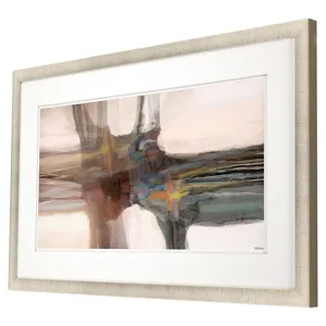 Beige Sculpture I Framed Art