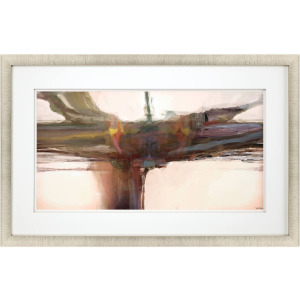 Beige Sculpture II Framed Art