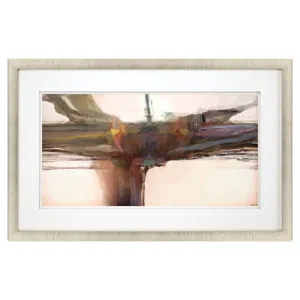 Beige Sculpture II Framed Art