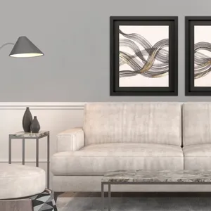 Positive Negative III Framed Art