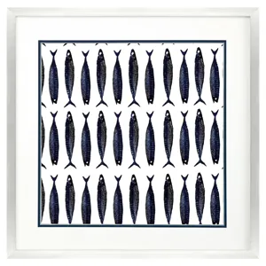 Fish Pattern II Framed Art