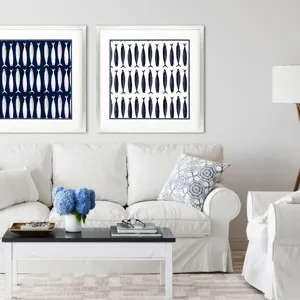 Fish Pattern II Framed Art