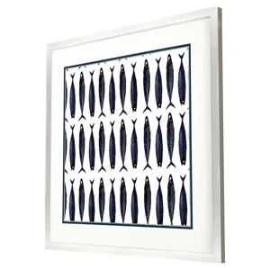 Fish Pattern II Framed Art