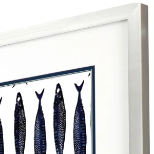 Fish Pattern II Framed Art