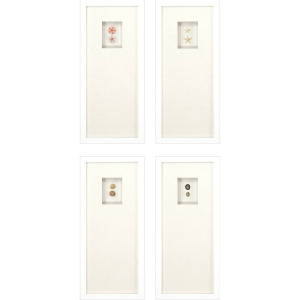 Sea Treasures S/4 Framed Art
