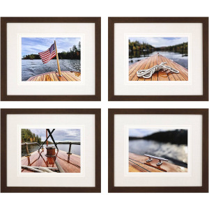 Peaceful Lake S/4 Framed Art