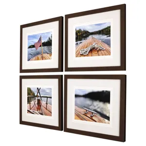 Peaceful Lake S/4 Framed Art
