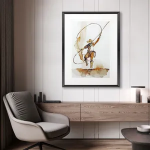 Lasso Framed Art