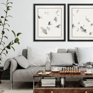 Birds in Flight - Glide Framed Art