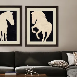 Equestrian Grace Framed Art