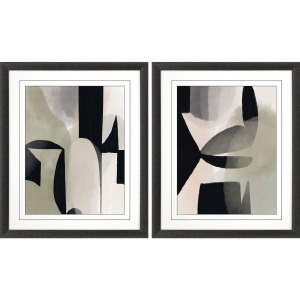Shape Shift II S/2 Framed Art