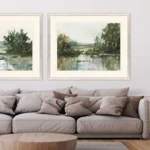 Stillwater Reflections II Framed Art