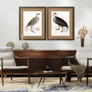 Francolinus Birds S/2 Framed Art
