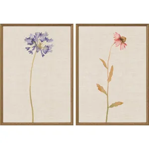 Wild Flourish I S/2 Framed Art