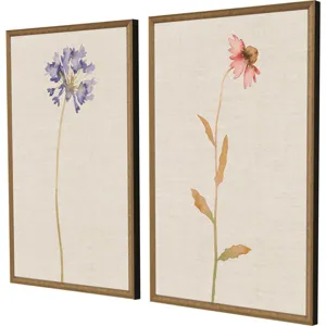 Wild Flourish I S/2 Framed Art
