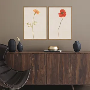 Wild Flourish II S/2 Framed Art