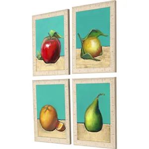 Golden Fruit S/4 Framed Art
