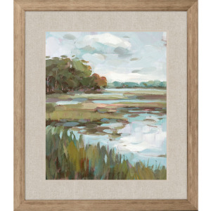 Riverside View I Framed Art