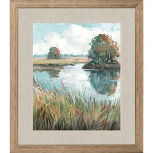 Riverside View II Framed Art