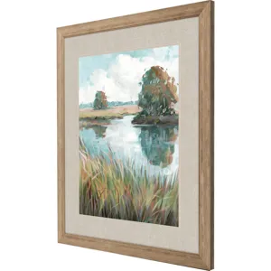 Riverside View II Framed Art