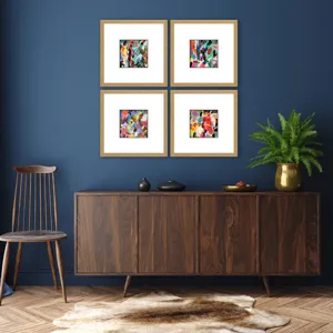 Meditations S/4 Framed Art