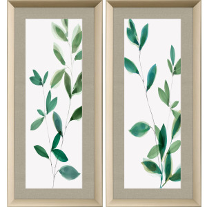 Growing Green S/2 Framed Art