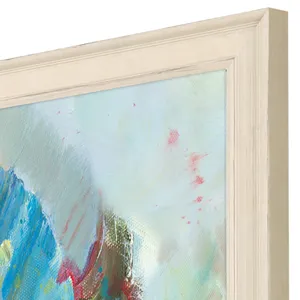 Aqua Leaf I Framed Art