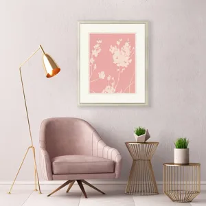 Wildflower Silhouette II Framed Art