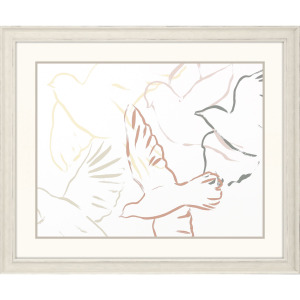 Feather Flight I Framed Art