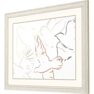 Feather Flight I Framed Art