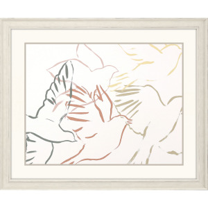Feather Flight II Framed Art