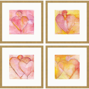 Heart of Hearts S/4 Framed Art