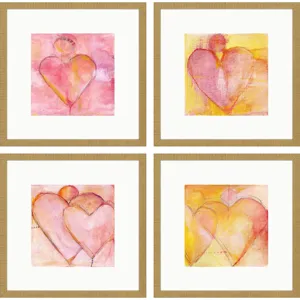 Heart of Hearts S/4 Framed Art