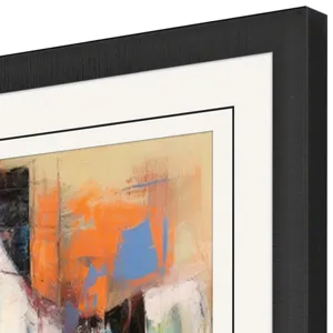 Block Horse Impression II Framed Art