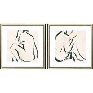Line Study II S/2 Framed Art