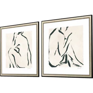 Line Study II S/2 Framed Art