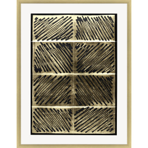 Galvanize in Gold II Framed Art