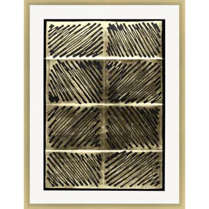 Galvanize in Gold II Framed Art